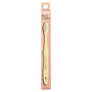 Plus Ultra, Cepillo de dientes de bambú, Cavity Crusher, Para niños, Suave, 1 cepillo de dientes