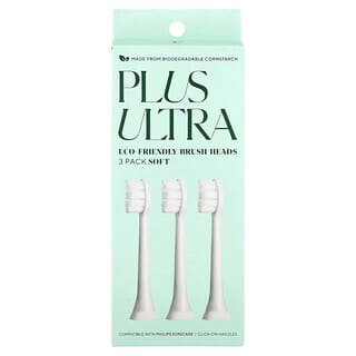Plus Ultra, Milieuvriendelijke opzetborstels, zacht, 3 stuks