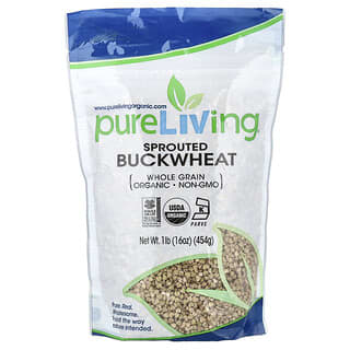 Pure Living, Organic Sprouted Buckwheat, 16 oz (454 g)