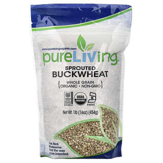 Pure Living, Organic Sprouted Buckwheat, 16 oz (454 g)