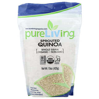 Pure Living, Organic Sprouted Quinoa, 15 oz (425 g)