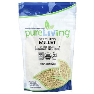 Pure Living, Millet germé biologique, 425 g