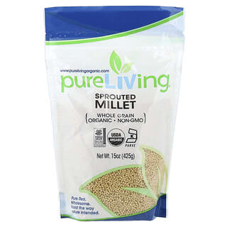 Pure Living, Organic Sprouted Millet, 15 oz (425 g)