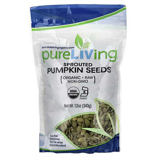 Pure Living, Organic Sprouted Pumpkin Seeds, 12 oz
