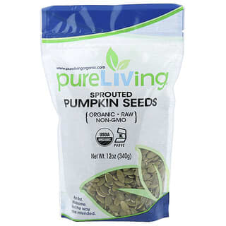 Pure Living, Organic Sprouted Pumpkin Seeds, 12 oz (340 g)