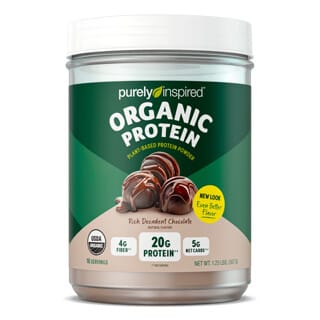 Purely Inspired, органический протеин, питательный шейк на растительной основе, восхитительный шоколад, 680 г (1,5 фунта)