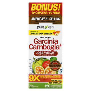 Purely Inspired, Garcinia cambogia+, 120 comprimidos oblongos vegetales fáciles de ingerir