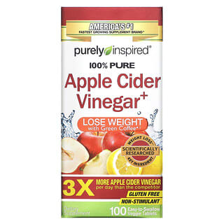 Purely Inspired, Apple Cider Vinegar+, 100 Easy-to-Swallow Veggie Tablets