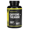 Caffeine + Theanine, 100 mg, 180 Capsules