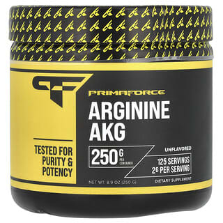 Primaforce, Arginine AKG, Unflavored, 8.9 oz (250 g)