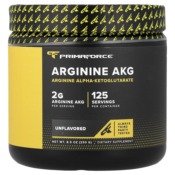 Arginine AKG, Unflavored, 8.9 oz (250 g)