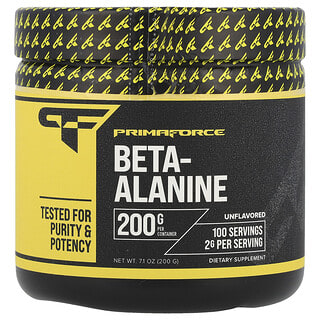 Primaforce, Bêta-alanine, Non aromatisé, 200 g