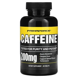 Primaforce, Caffeine, 200 mg, 90 Tablets