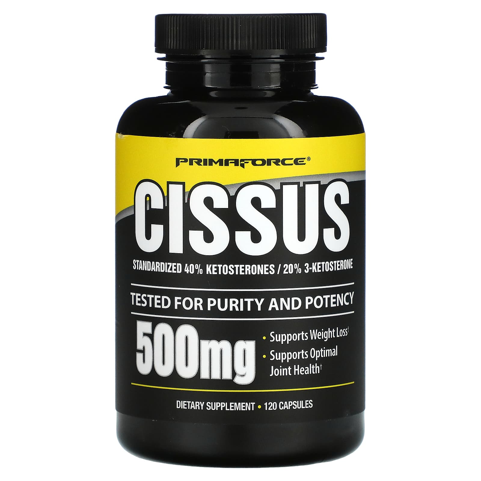Supports Weight Loss... PrimaForce Cissus Supplement 120 Count 1000mg Capsules 