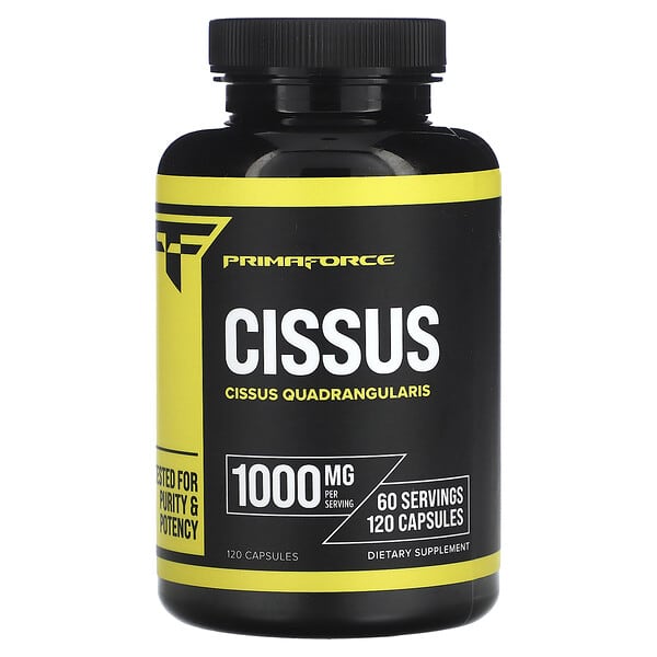 Primaforce, Cissus (Cissus quadrangularis), 500 mg, 120 cápsulas