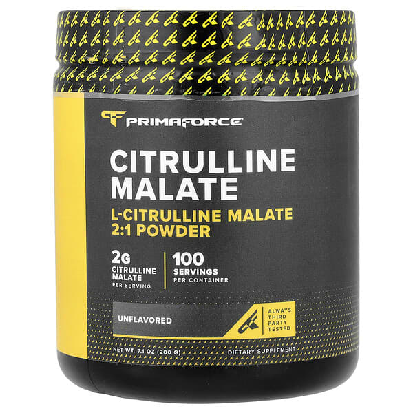 Primaforce, Citrulline Malate, Unflavored, 7.1 oz (200 g)