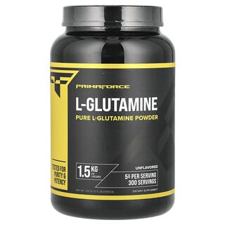 Primaforce, L-Glutamine, Unflavored, L-Glutamin, geschmacksneutral, 1.500 g (3,3 lb.)
