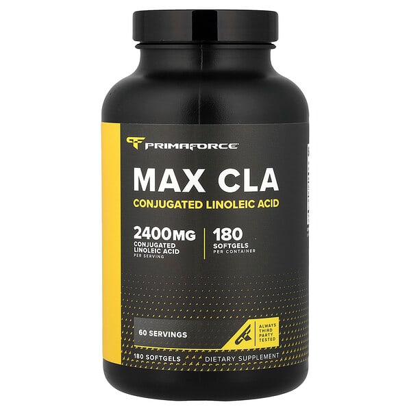 Primaforce, Max CLA, 180 cápsulas blandas