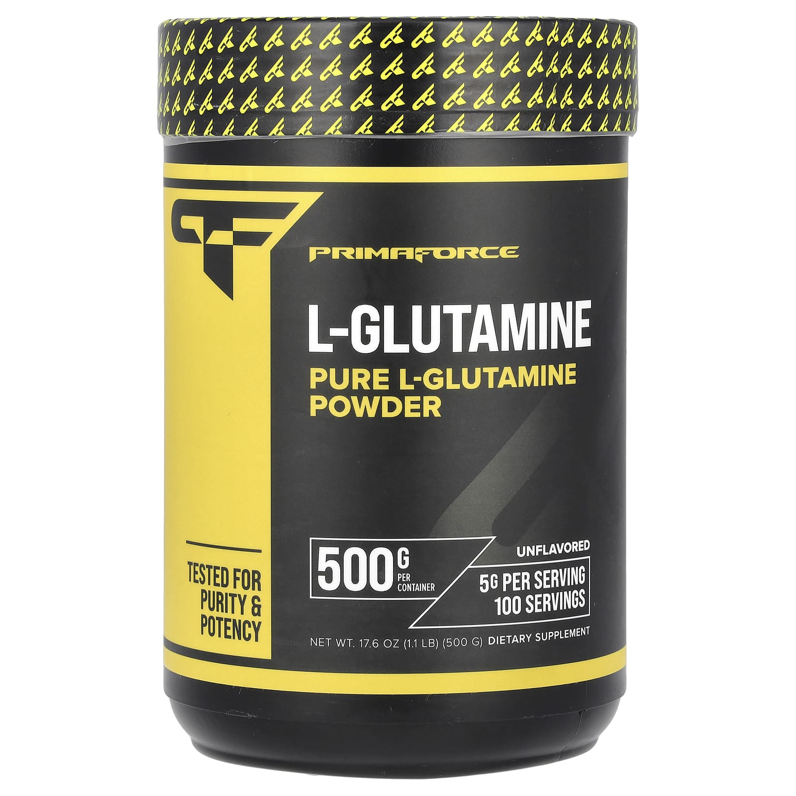 L-グルタミン、プレーン、500g（1.1ポンド）