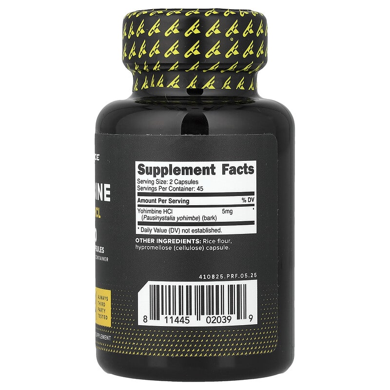 l carnitine and yohimbine together Yohimbine HCI 2.5 mg 90 Capsules | Primaforce