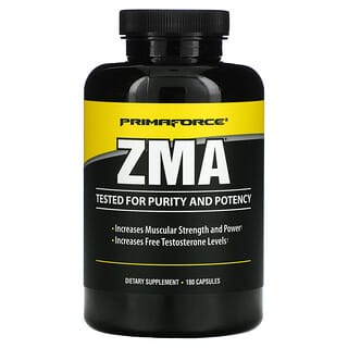 Primaforce, ZMA 鋅鎂素運動修復補充劑，180 粒膠囊