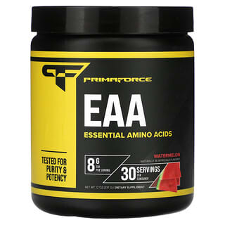 Primaforce, EAA, Aminoácidos esenciales, Sandía`` 337 g (12 oz)