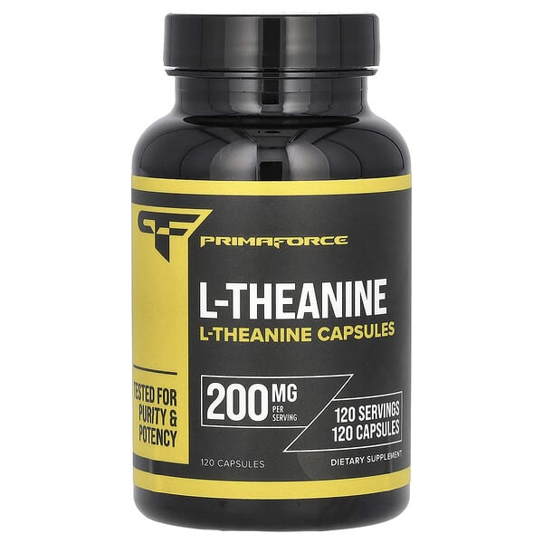 Primaforce, L-Theanine, 200 mg, 120 Capsules