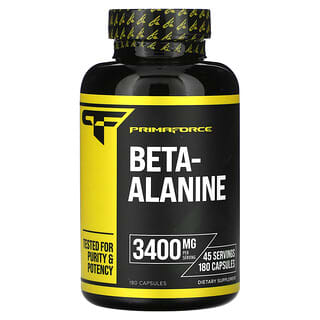 Primaforce, Bêta-alanine, 3400 mg, 180 capsules (850 mg par capsule)