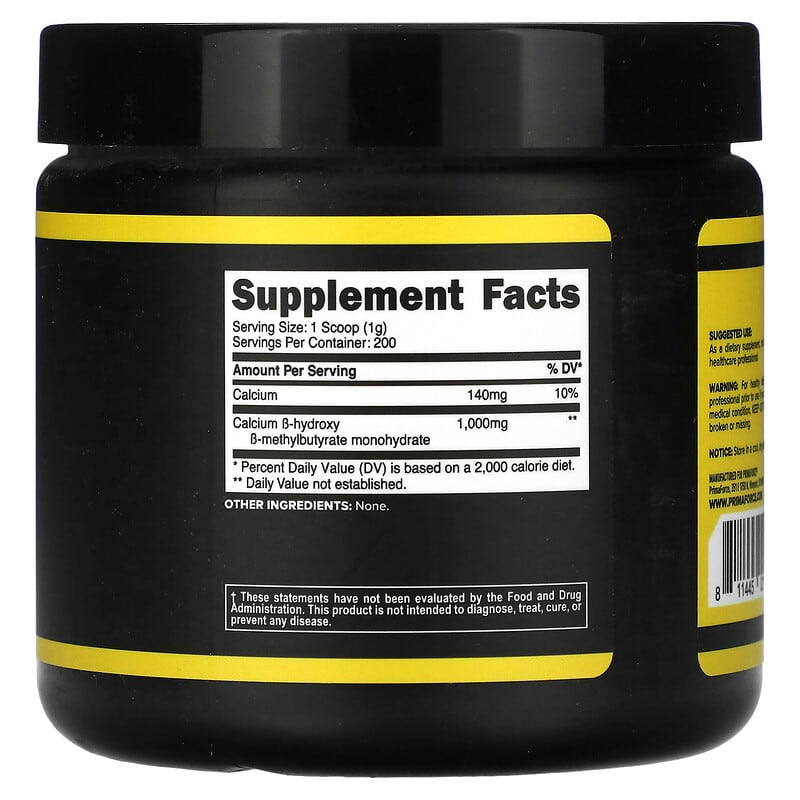 HMB, Unflavored, 7.1 oz (200 g)