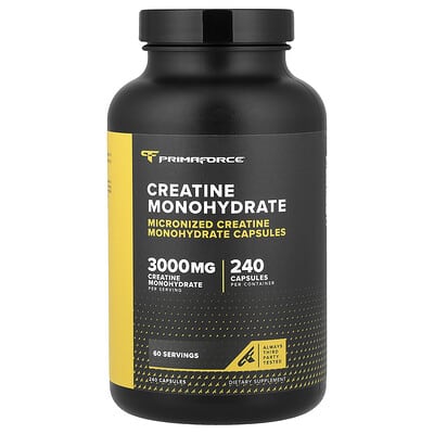 Primaforce, Creatine Monohydrate, 240 Capsules (750 mg per Capsule)