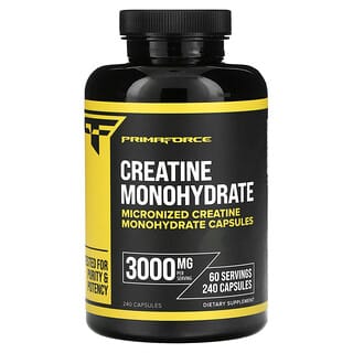 Primaforce, Créatine monohydrate, 3000 mg, 240 capsules (750 mg par capsule)