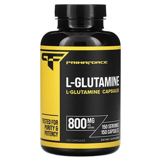 Primaforce, L-Glutamin, 800 mg, 150 Kapseln