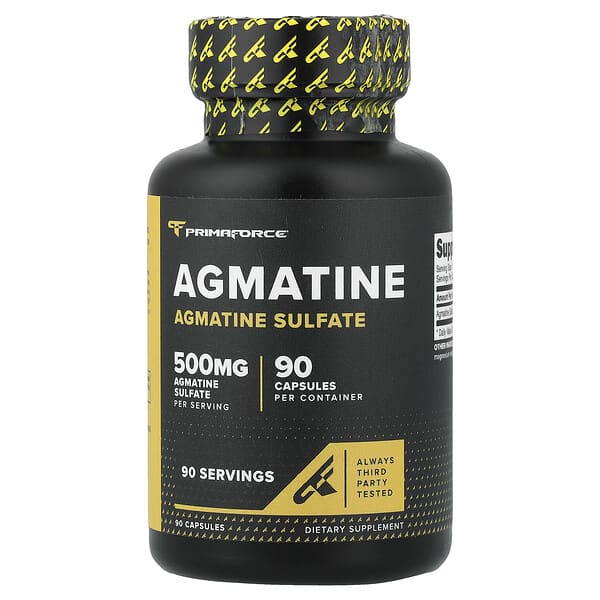 Primaforce, Agmatine Sulfate, 500 mg, 90 Capsules