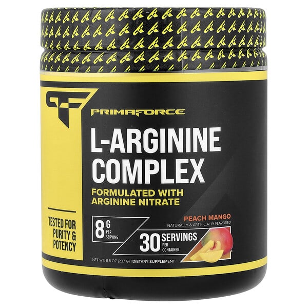 Primaforce, L-Arginine Complex, Peach Mango, 8.5 oz (237 g)