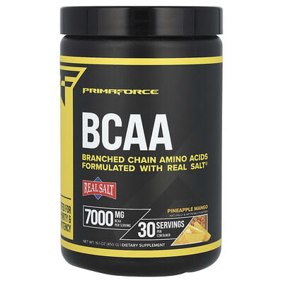 Primaforce, BCAAs, Pineapple Mango Flavor, 16.1 oz (450 g)