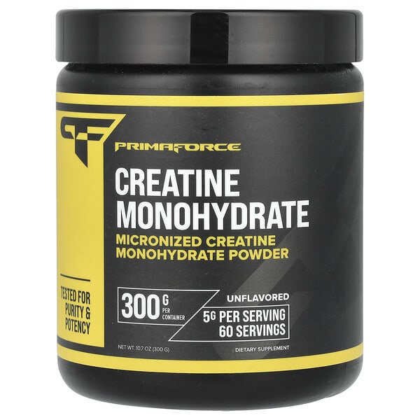 Primaforce, Creatine Monohydrate, Unflavored, 10.7 oz (300 g)