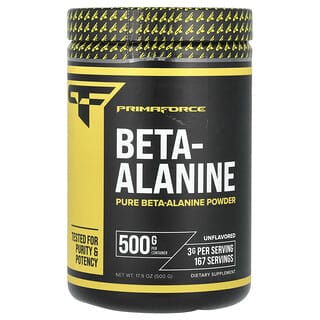Primaforce, Beta-Alanine Powder, Unflavored, 17.9 oz (500 g)