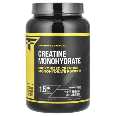 Primaforce, Creatine Monohydrate, Unflavored, 3.3 lbs (1500 g)