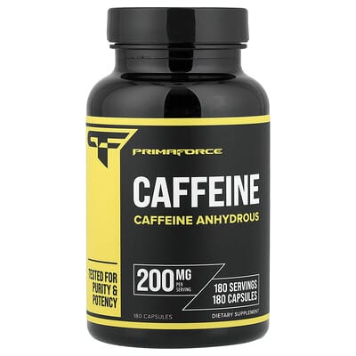 Primaforce, Caffeine Extract, 200 mg, 180 Capsules