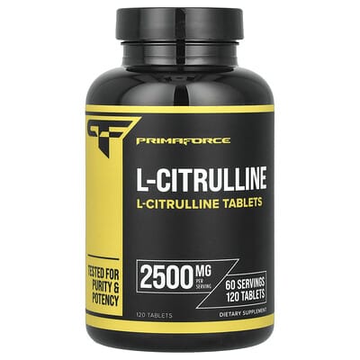 Primaforce, L-Citrulline, 2500 mg, 120 Tablets (1250 mg each tablet)