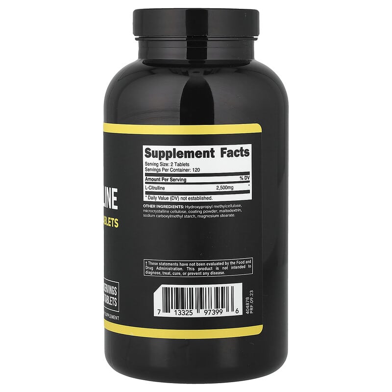 L-シトルリン、タブレット240粒（1粒あたり1,250mg）