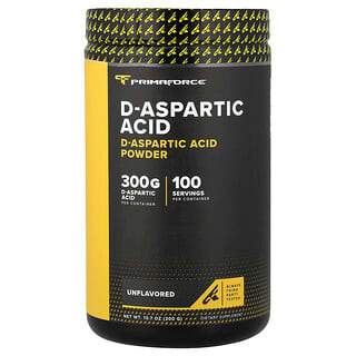 Primaforce, D-Aspartic Acid Powder, Unflavored, 10.7 oz (300 g)