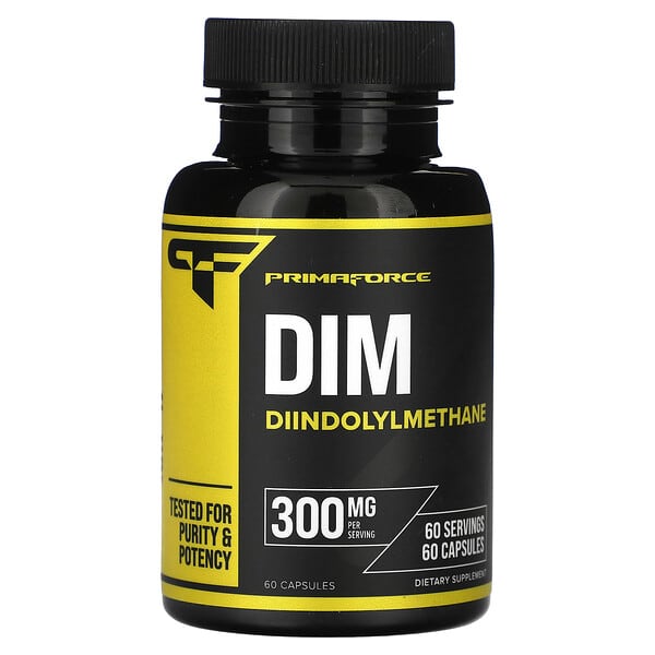 Primaforce, 二吲哚甲烷（DIM），300 毫克，60 粒膠囊