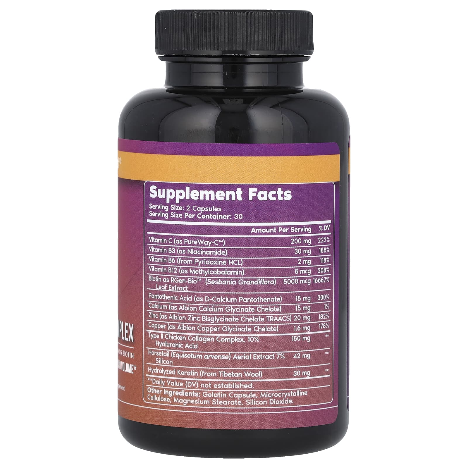 Primal Harvest, Hair Growth Complex, 60 Capsules