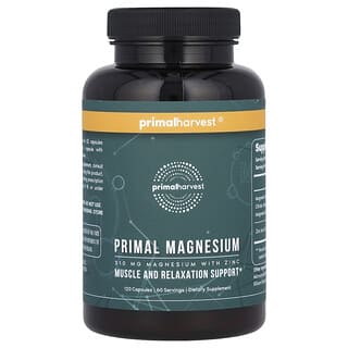 Primal Harvest, Primal, магний, 310 мг, 120 капсул (155 мг в 1 капсуле)