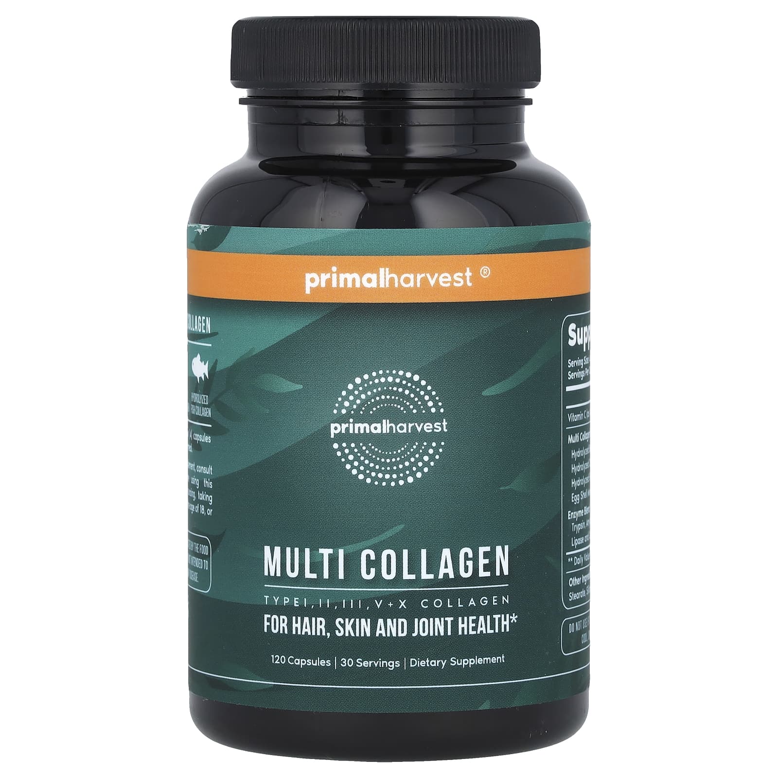 Primal Harvest, Multi Collagen, 120 Capsules