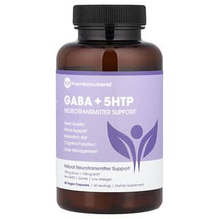 Pure Micronutrients, GABA más 5HTP, 60 cápsulas veganas