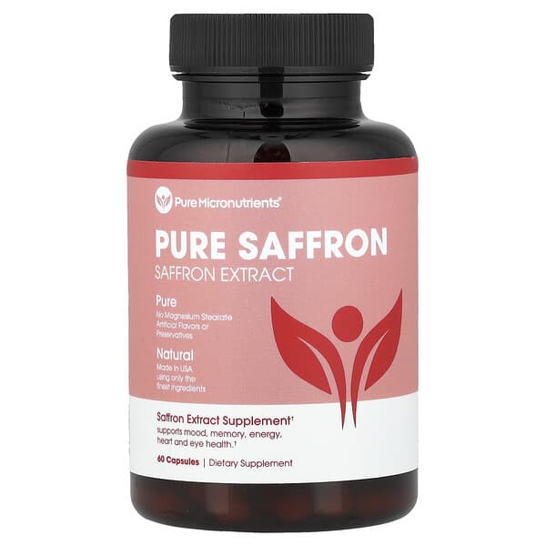 Pure Micronutrients, Pure Saffron Extract, 60 Capsules (88.5 mg per Capsule) — product photo 1