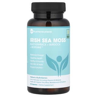 Pure Micronutrients, Musgo marino irlandés orgánico, 60 cápsulas