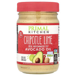 Primal Kitchen, Chipotle z limonką Prawdziwy majonez na bazie oleju z awokado, 355 ml